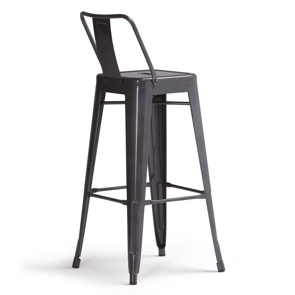 Rayne - Curved Back Metal Stool (Set of 2) by Couch.com