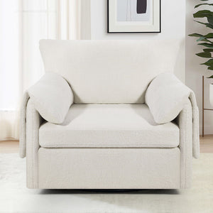 Oversized Swivel Armchair Modern Chair & Single Sofa Lounge, Comfortable Seating For Living Room by Couch.com