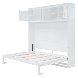 Murphy Modern Bed With Top Cabinets For Space Saving And Comfort by Couch.com