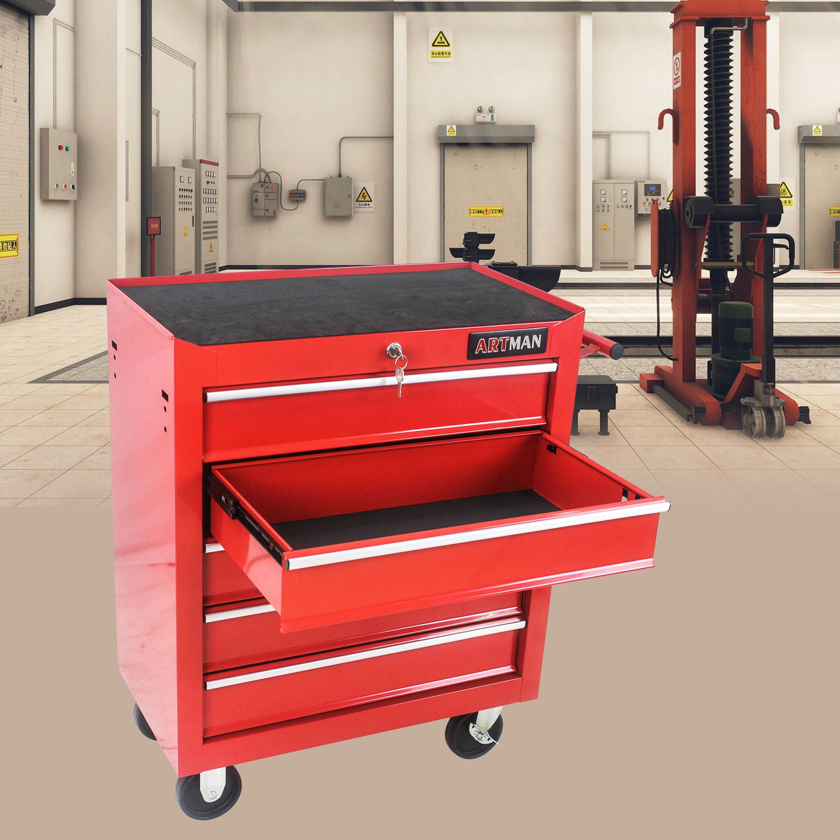 Multifunctional Tool Cart With Wheels And Drawers by Couch.com