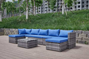 Patio Sofa With Cushions by Couch.com