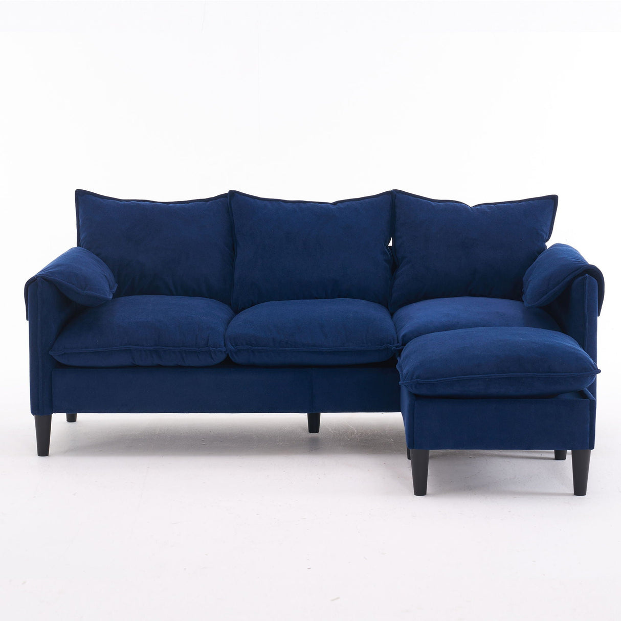 Convertible Combination Sofa With Footstools With Storage by Couch.com