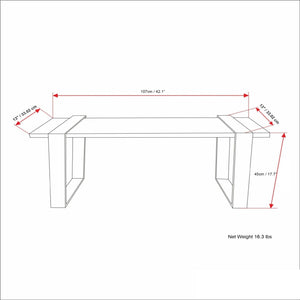 Nessa - Bench - Natural