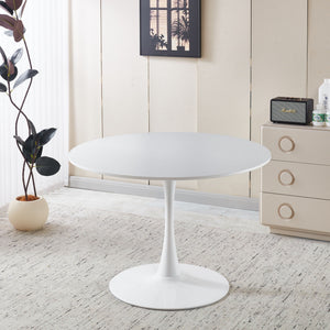 Mid-Century Tulip Dining Table With Round Top