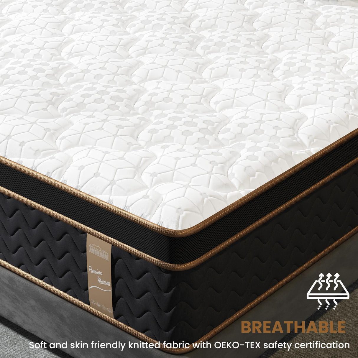 Home 10" Flexpedic Luxury Memory Foam & Pocket Spring Mattress