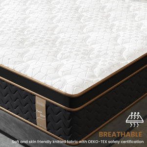 Home 10" Flexpedic Luxury Memory Foam & Pocket Spring Mattress