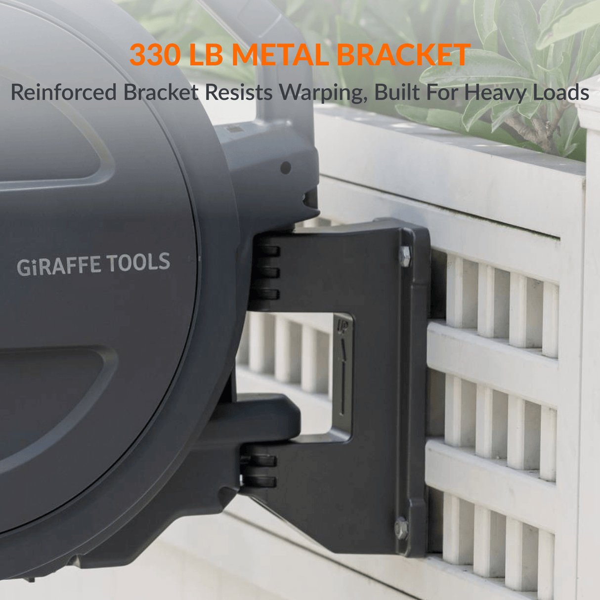 Retractable Garden Hose Reel-1/2in-130ft