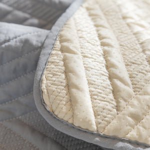 Quilted Geometric Cotton Sofa Cover, Non-Slip & Thick Padded Furniture Covers