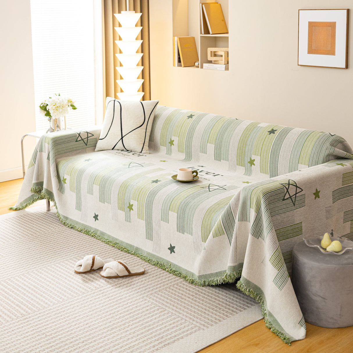 Chenille Lover Sofa Cover Blanket, Couch Protector Blanket for Couches, Large Throw Blanket for Couch