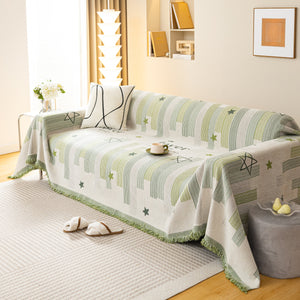 Chenille Lover Sofa Cover Blanket, Couch Protector Blanket for Couches, Large Throw Blanket for Couch