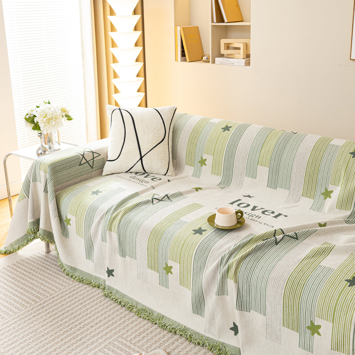 Chenille Lover Sofa Cover Blanket, Couch Protector Blanket for Couches, Large Throw Blanket for Couch