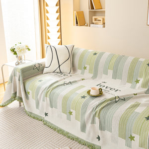 Chenille Lover Sofa Cover Blanket, Couch Protector Blanket for Couches, Large Throw Blanket for Couch