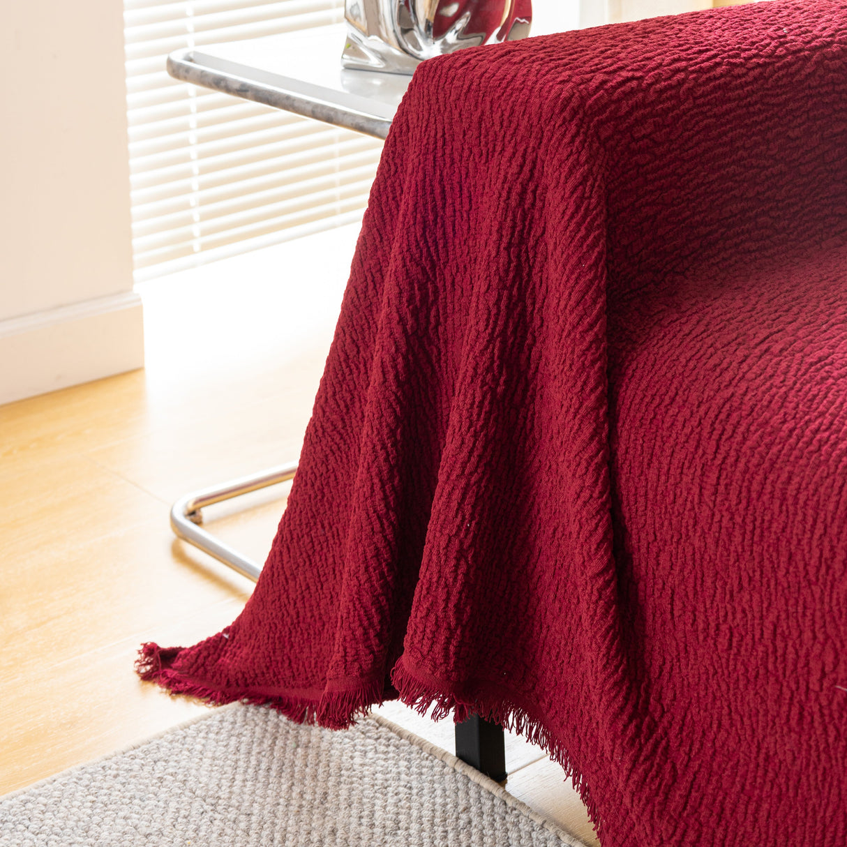 Sofa Throw Covers L-Shape Sectional Couch Cover for Dogs Cats Furniture Protector