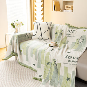 Chenille Lover Sofa Cover Blanket, Couch Protector Blanket for Couches, Large Throw Blanket for Couch