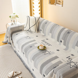 Chenille Lover Sofa Cover Blanket, Couch Protector Blanket for Couches, Large Throw Blanket for Couch