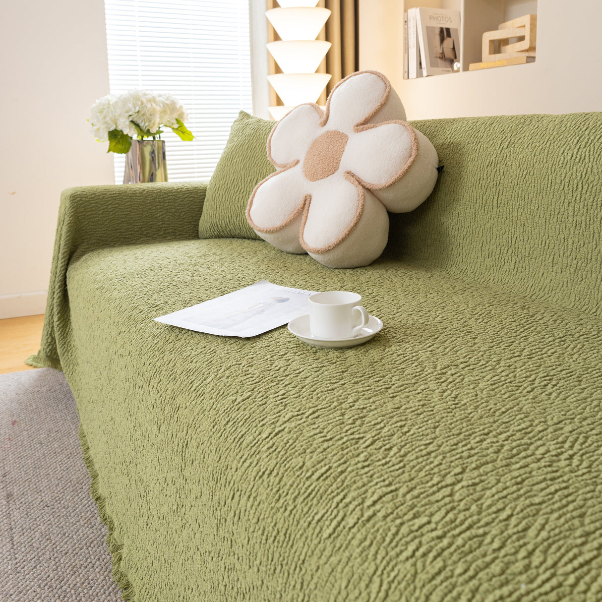 Sofa Throw Covers L-Shape Sectional Couch Cover for Dogs Cats Furniture Protector