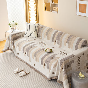 Chenille Lover Sofa Cover Blanket, Couch Protector Blanket for Couches, Large Throw Blanket for Couch