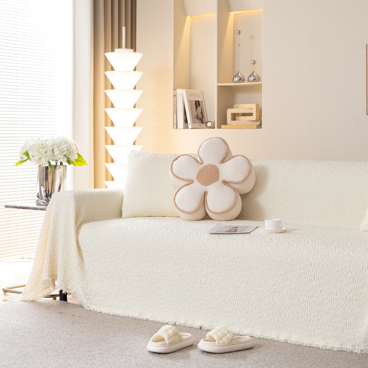 Sofa Throw Covers L-Shape Sectional Couch Cover for Dogs Cats Furniture Protector