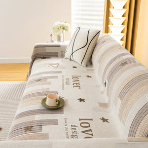 Chenille Lover Sofa Cover Blanket, Couch Protector Blanket for Couches, Large Throw Blanket for Couch