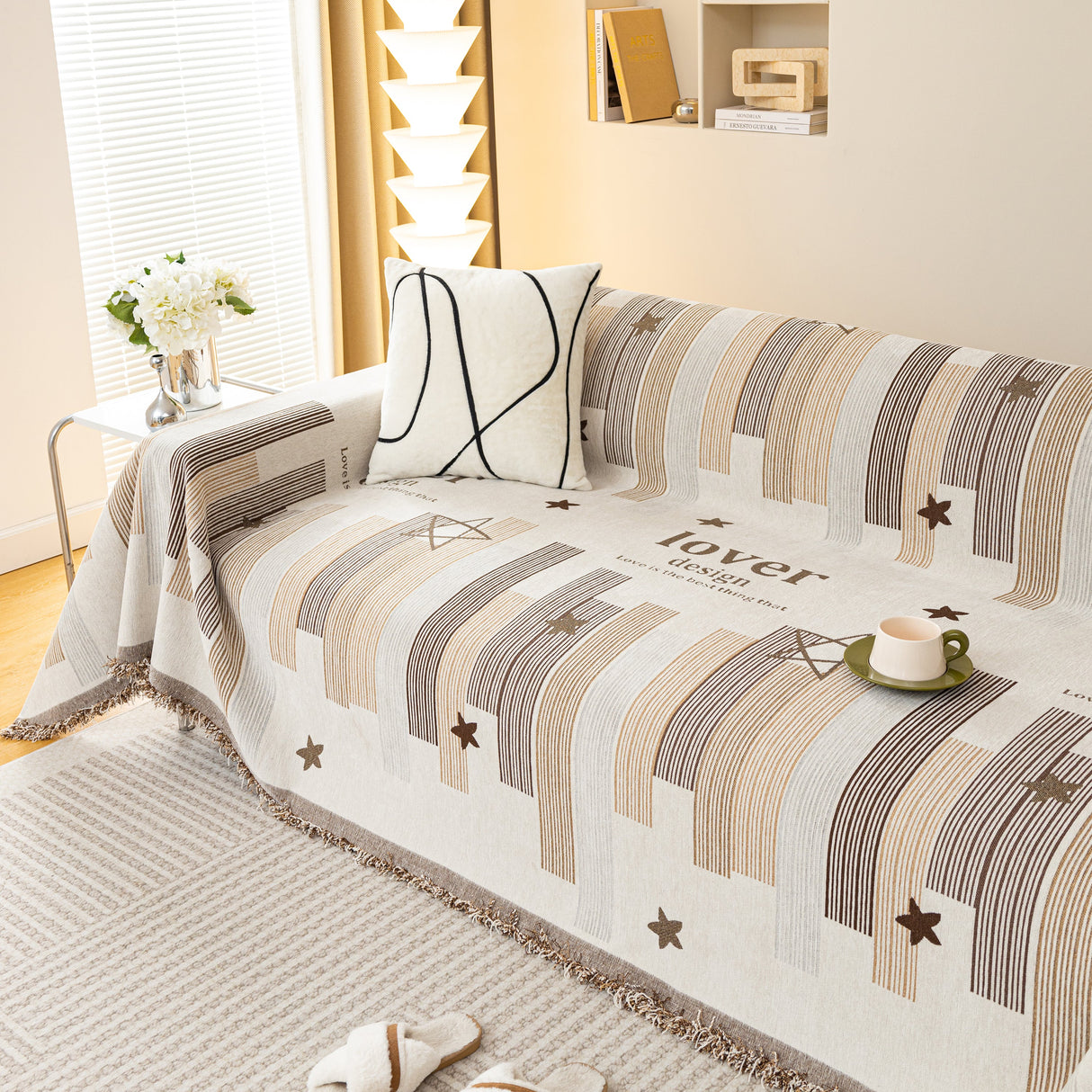 Chenille Lover Sofa Cover Blanket, Couch Protector Blanket for Couches, Large Throw Blanket for Couch