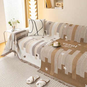 Chenille Lover Sofa Cover Blanket, Couch Protector Blanket for Couches, Large Throw Blanket for Couch