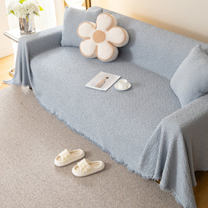 Sofa Throw Covers L-Shape Sectional Couch Cover for Dogs Cats Furniture Protector