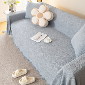 Sofa Throw Covers L-Shape Sectional Couch Cover for Dogs Cats Furniture Protector