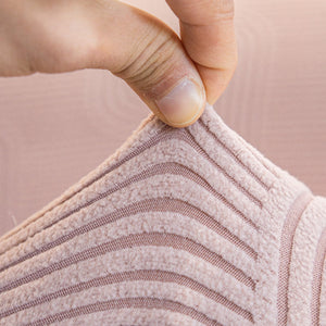 Modern Slipcovers Geometric Textured Stretchable Sofa Cover for Couch with Chaise