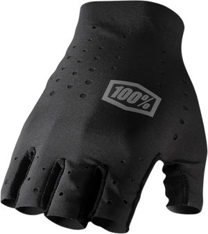 100% Sling Short Finger Gloves - Black - Small 10021-00000