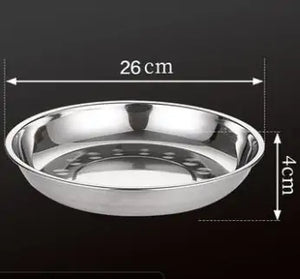 Stainless Steel Tableware Dinner Plate