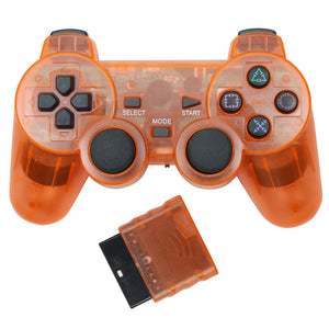Transparent Eye Catching Wireless Dual Shock Bluetooth Joystick Gamepad Console Controller Compatible With PC Laptop