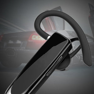 Bluetooth Earpiece V5.0 Wireless Handsfree Headset With Microphone 24 Hrs Driving Headset 30 Days Standby Time Bluetooth Music Headset Waterproof Earphone Works On All Smartphones Sport Wireless Earphones