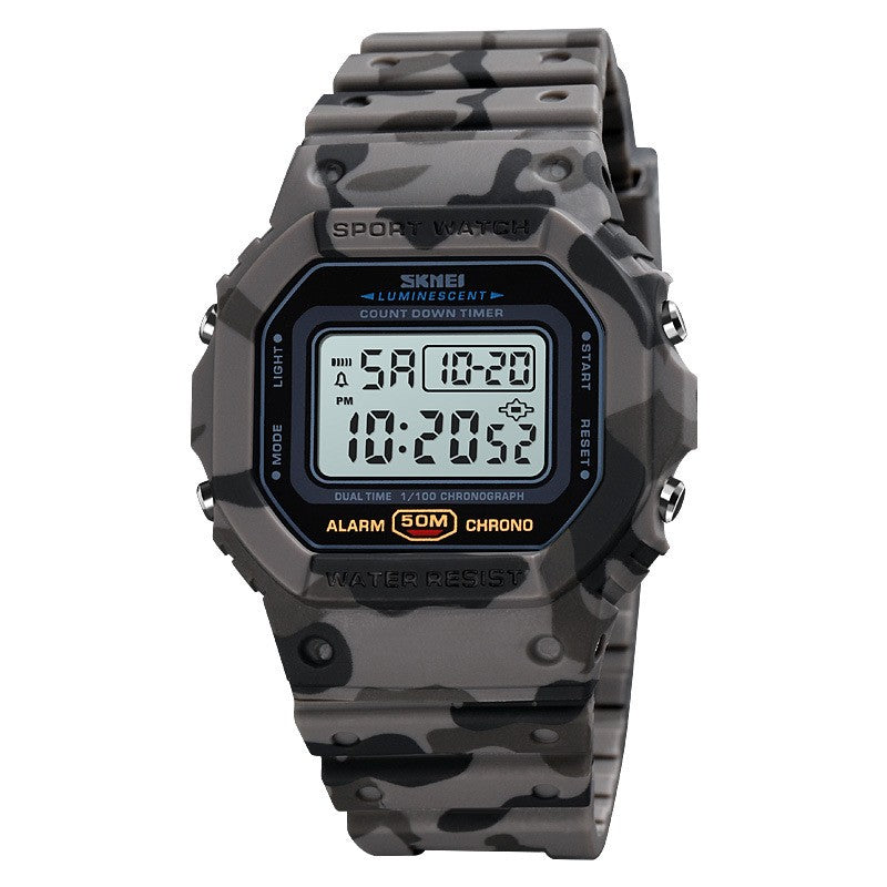 Luxury Modern Sports Watch With Led Digital Display Waterproof 50M Military Famous Unisex Watch For Man and Woman