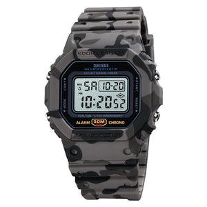 Luxury Modern Sports Watch With Led Digital Display Waterproof 50M Military Famous Unisex Watch For Man and Woman