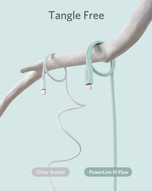 Anker <b>641</b> USB-C to Lightning Cable (Flow, 3 ft Silicone)