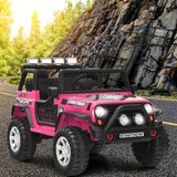 12V Kids Electric Ride On Truck with Remote Control and Operation Lever-Black