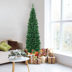 PVC Artificial Slim Pencil Christmas Tree-5 Feet