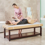 71 x 31 Inch Massage Bed Warmer Heating Pad with 5 Heat Settings