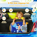 2 Pieces Kids Luggage Sets with Backpack and Suitcase for Travel