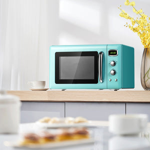 0.9 Cu.ft Retro Countertop Compact Microwave Oven-Green by DirectDeals