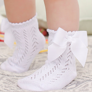 Bowknot Baby Girls Cotton Socks For Children Princess Socks For Newborn Baby Clothing In Modern Style