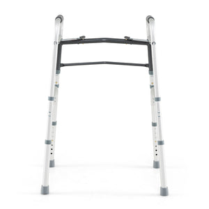 2-Button Folding Walker Lightweight with 7-Level Adjustable Height