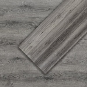 2 Pieces Floor Tile Vinyl Flooring Waterproof Vinyl Plank Flooring-Gray