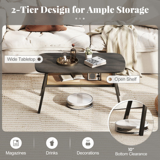 24 Inch Boucle Counter Stools Set of 2 with Curved Backrest
