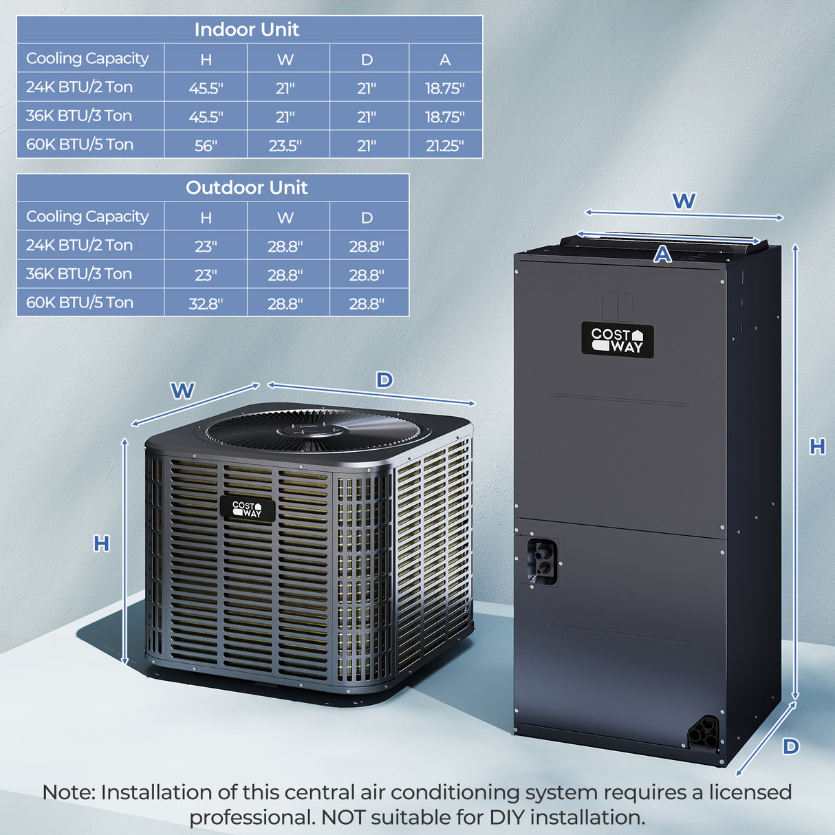 2 Ton 18 SEER2 High-Performance Heat Pump System (Operates down to 5 °F)