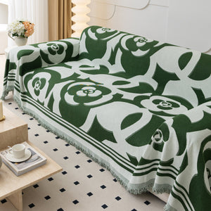 Chenille Sofa Cover Blanket, Couch Cover Blanket Throws for Couches Living Room Furniture Throw Covers