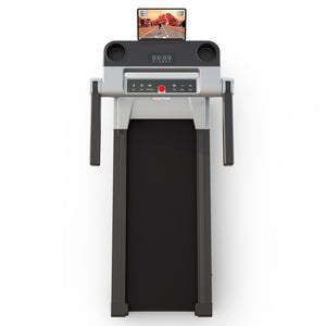 DeerRun A1 Pro Move+  6% Incline Foldable Treadmill——2025 Upgraded Chip & NFC Support | 350Lbs, 10mph Silver