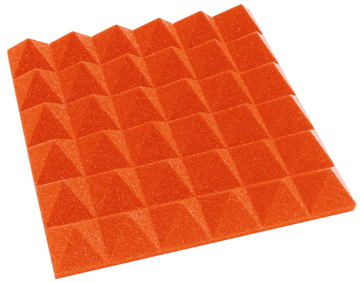 2 Inch Acoustic Foam Pyramid Style Panels - 13 Color Options