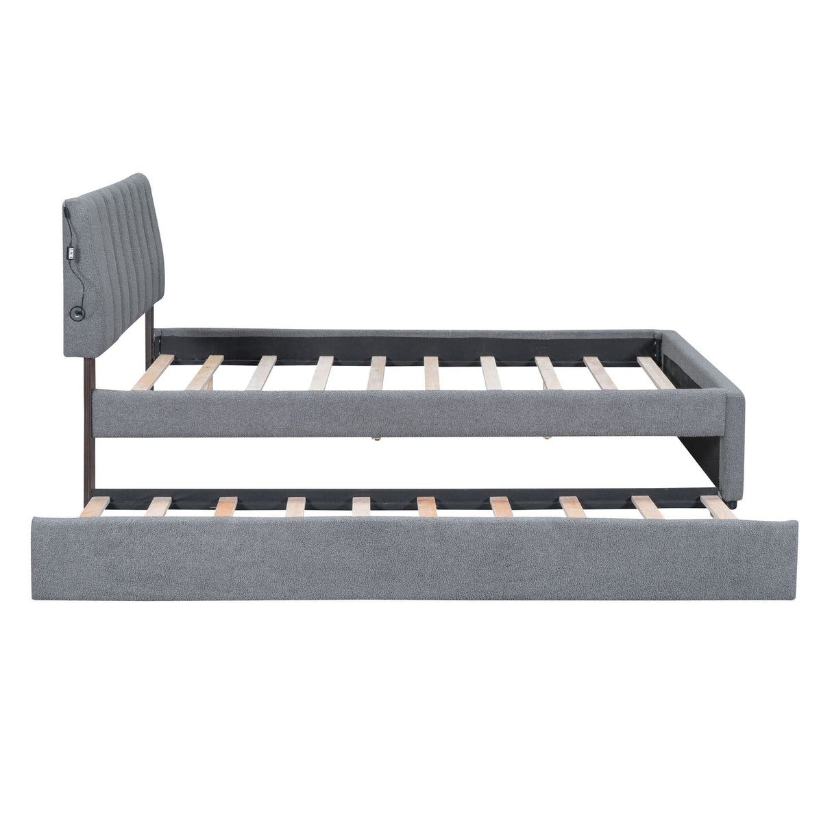 Upholstered Platform Bed With Trundle by Couch.com