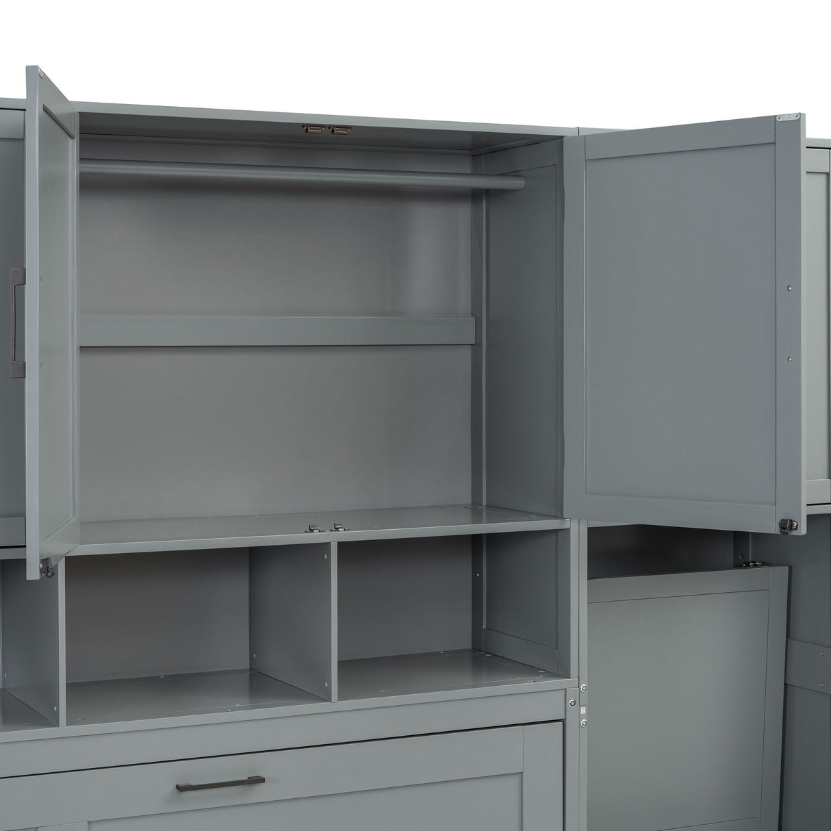 Murphy Wall Bed With Closet, Drawers & Desk by Couch.com